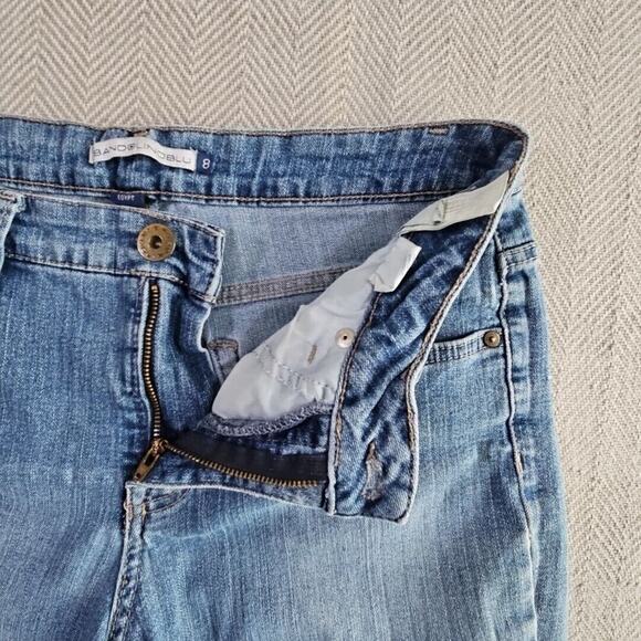 BandolinoBlu Jeans Women's Size 8 Denim Medium Wash Capri Embellished Pockets - Picture 13 of 15